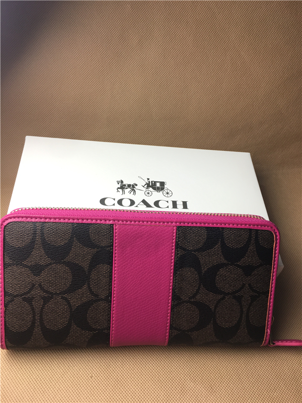 COACH コーチ F54630 シグネチャー 長財布 財布 レディース ラウンド 