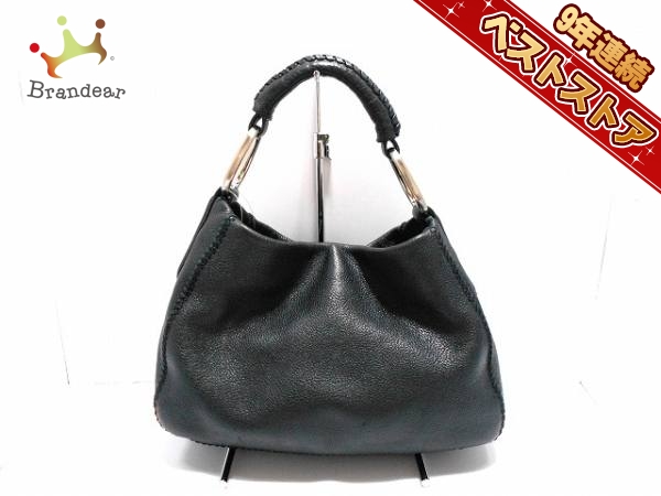サザビー SAZABY バッグ ハンドバッグ レザー 黒 サザビー SAZABY
