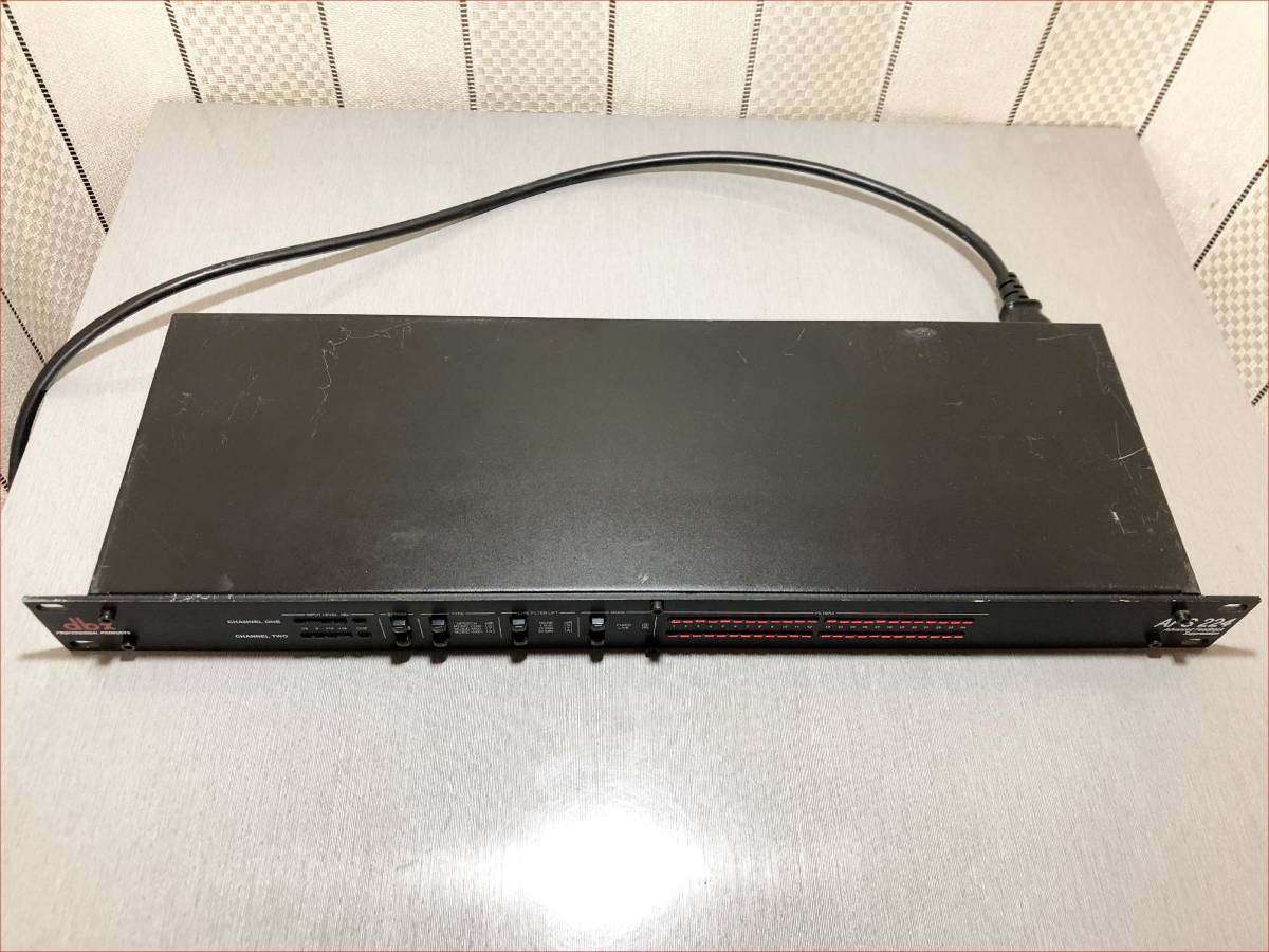 dbx AFS224 完動品 ハウリングサプレッサー ハウリングを自動抑制