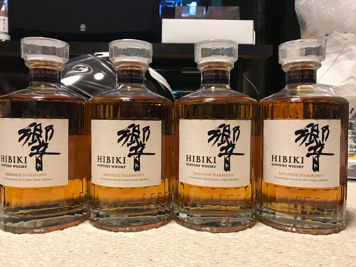 新品 未開封サントリー 響ジャパニーズハーモニー700ml 4本 未開栓
