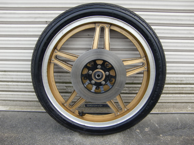 cb250t cb400t cb250n cb400n 裏コムリア CB400N CB400N・CB400T ホーク 当時物 純正 裏コム フロントホイール