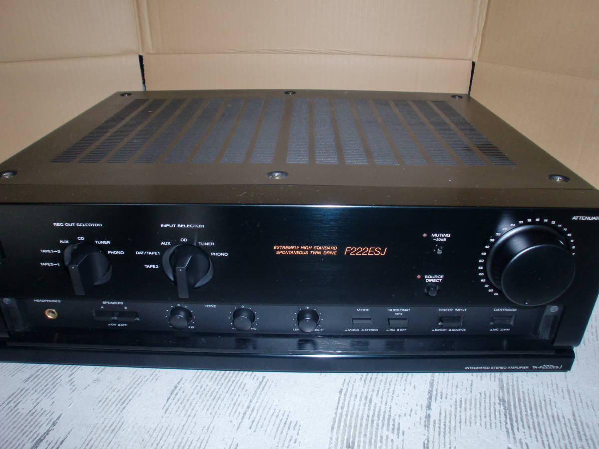 TA-F222ESJ/超ハイCP機・整備完了品・動作良好・美品/MOS・FET採用