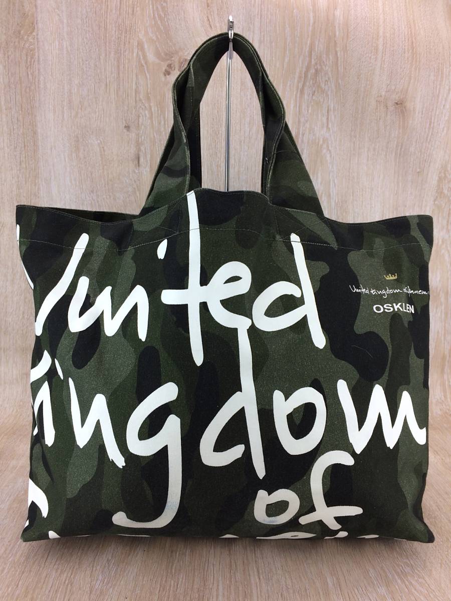 高品質，人気セール OSKLEN トートバッグ/キャンバス/KHK/カモフラ(トートバッグ)｜売買されたオークション情報、yahooの商品情報をアーカイブ公開 - オークファン トートバッグ