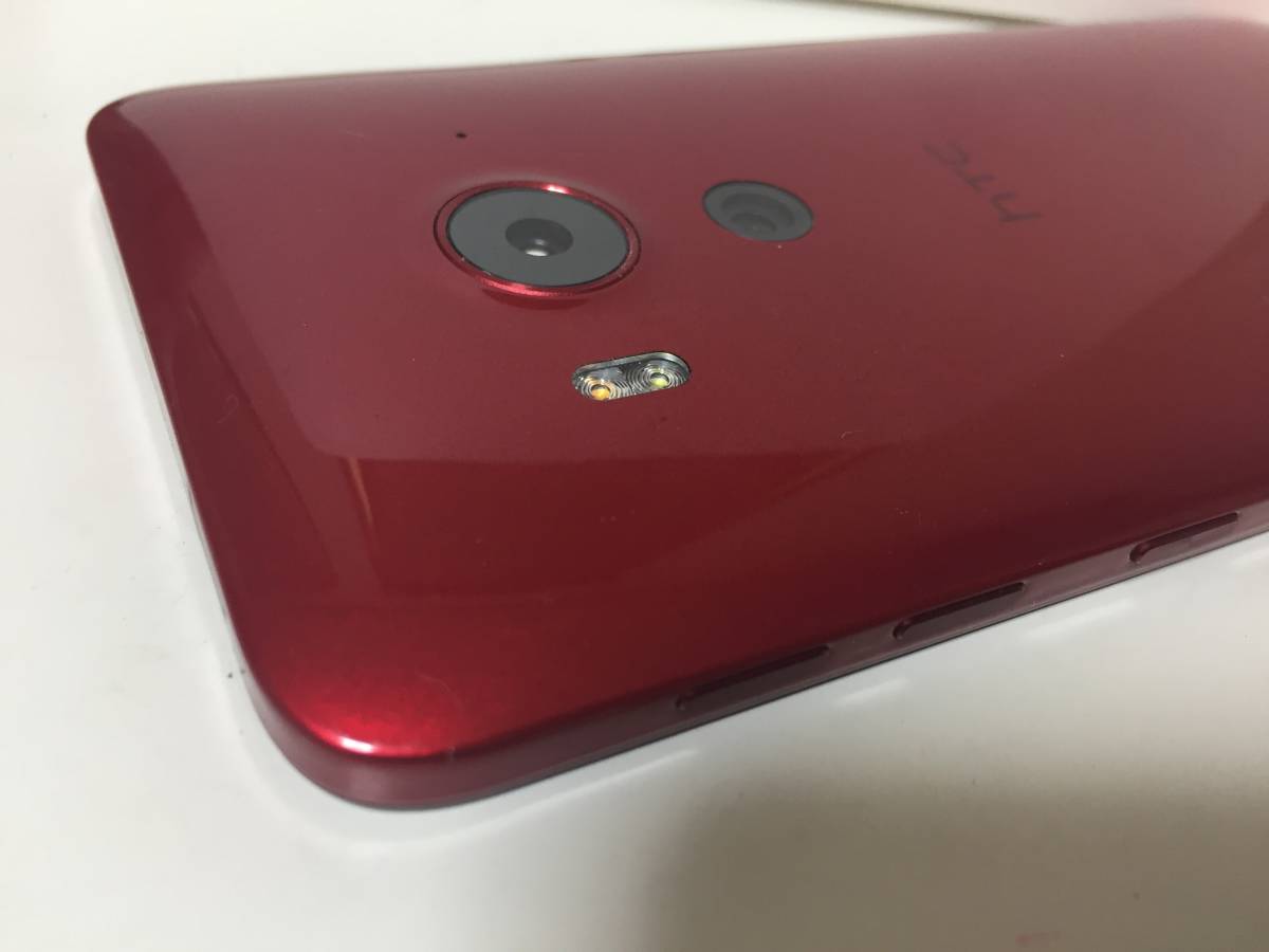 ★訳あり★ 新品未使用 au HTC J butterfly HTV31 Rosso 赤 利用制限○ 動作品_4