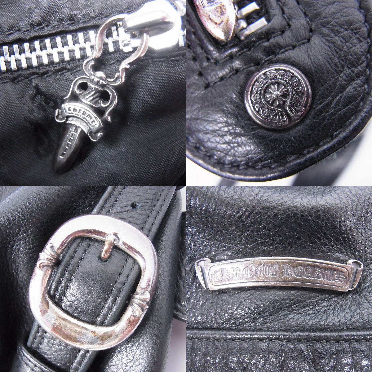 海外原本】CHROME HEARTS/クロムハーツ BAG SM LELO CEMSTRIPE 