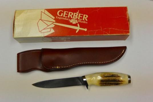 ナイフ○ガーバー（GERBER）○C500○スタッグハンドル○シース
