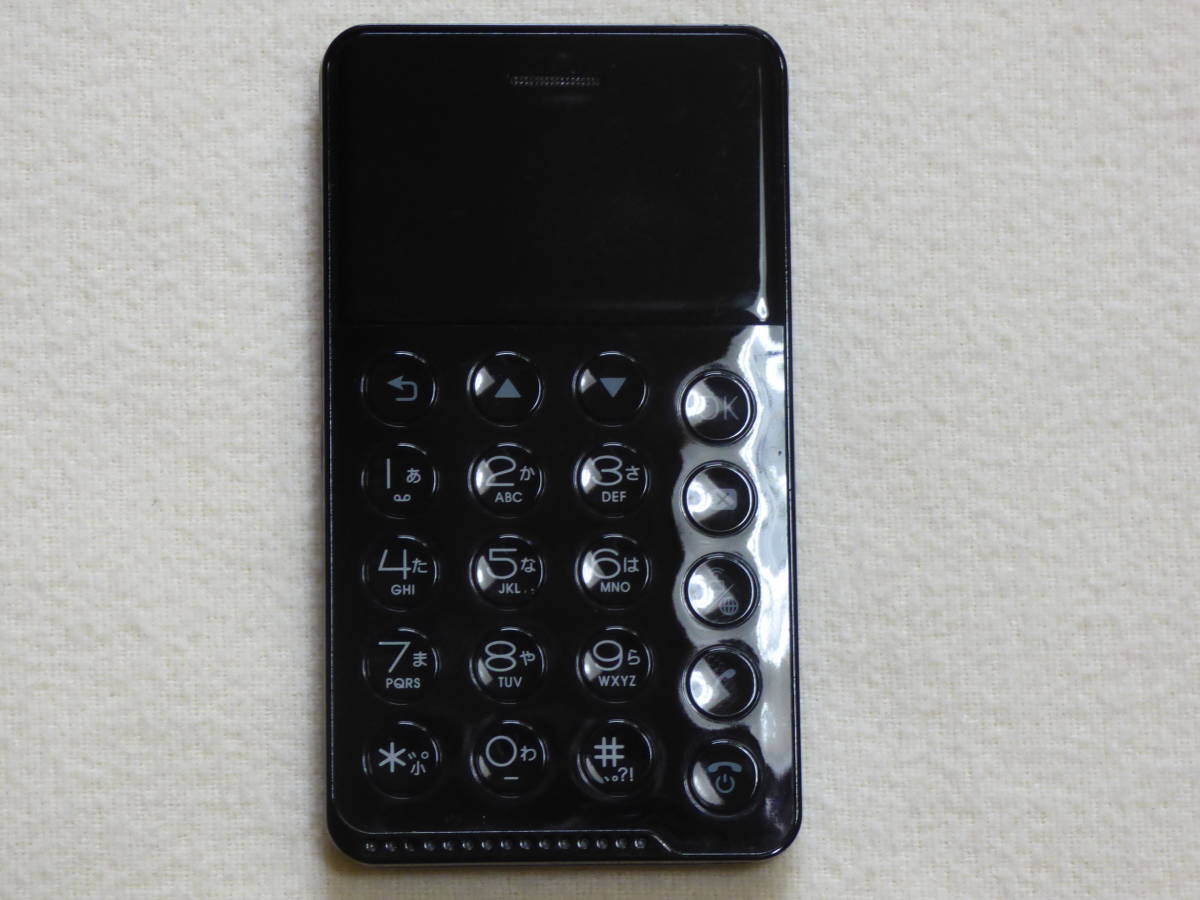 フューチャーモデル SIMフリー携帯電話 Niche Phone-S MOB-N17-01 BK