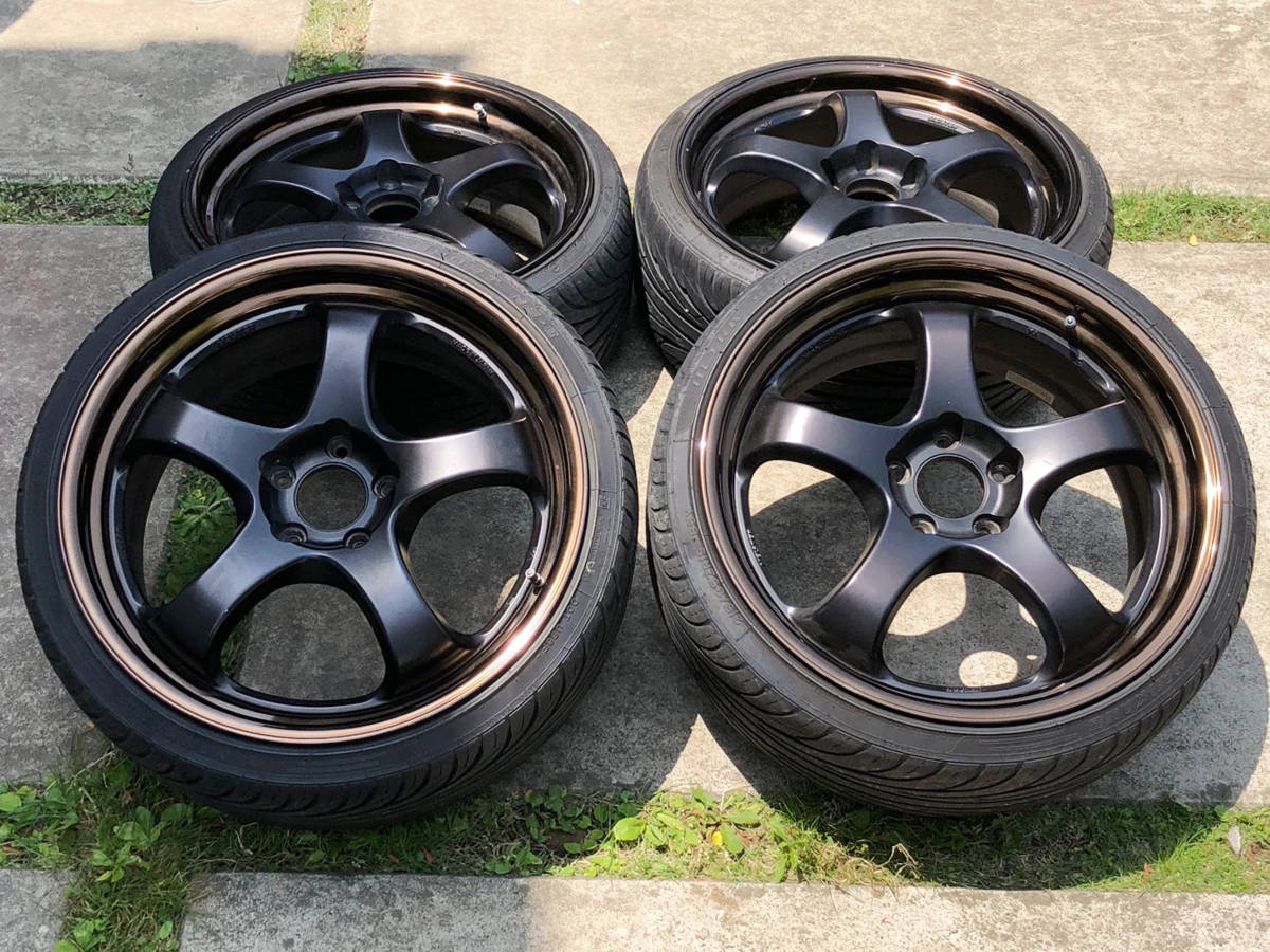 WORK MEISTER S1R ブロンズ WORK MEISTER S1R ワーク マイスター 8.5j+48 マットブラック MBL +艶