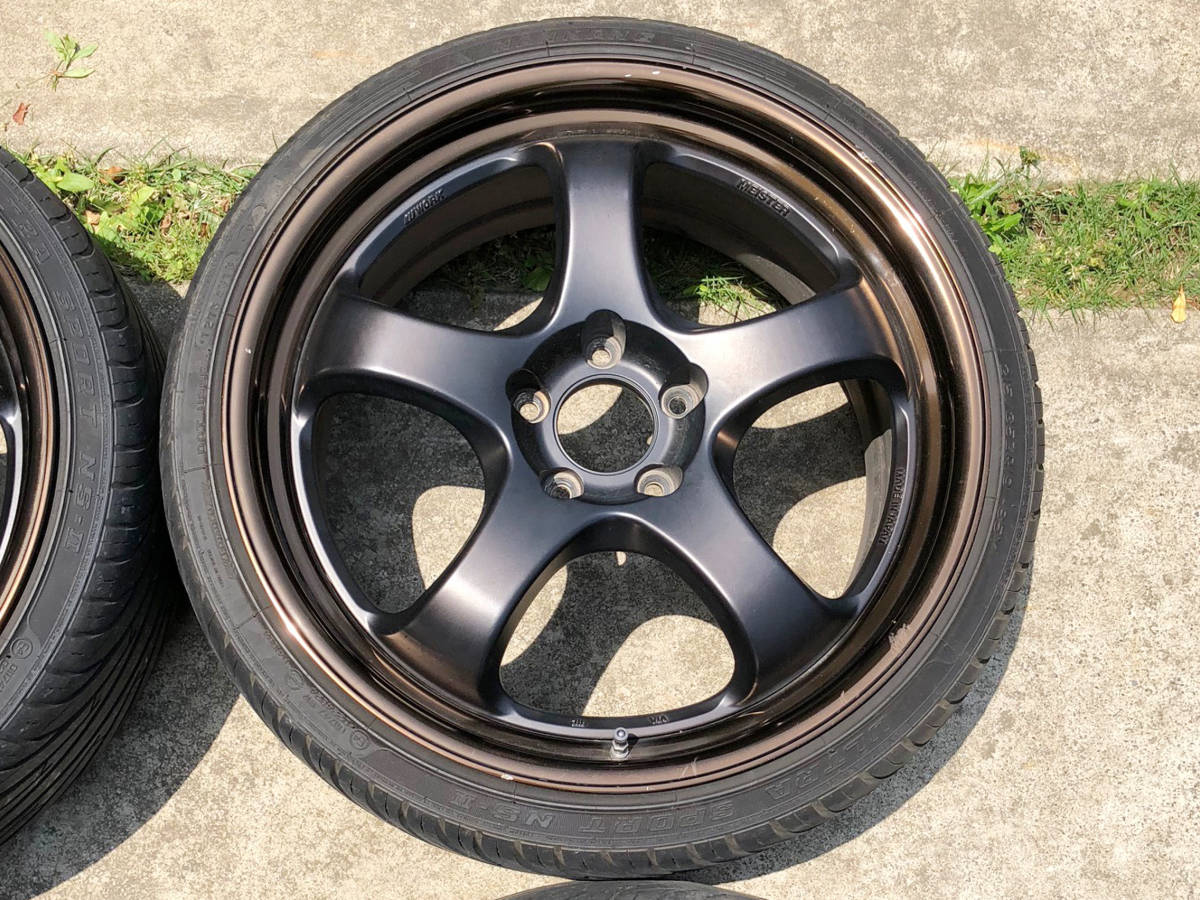 WORK MEISTER S1R ワーク マイスター 8.5j+48 マットブラック MBL +艶