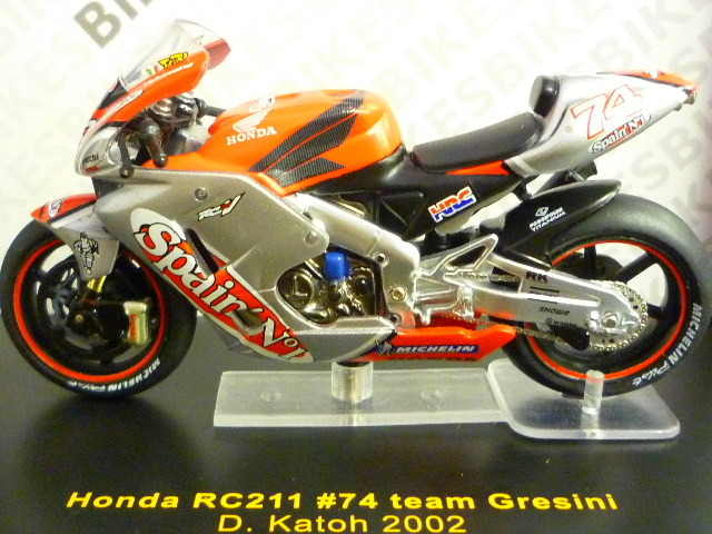 ixo 1/24 加藤 大治郎 RC211V ホンダ HONDA RC211-V 2002 RC 永遠の＃74_6