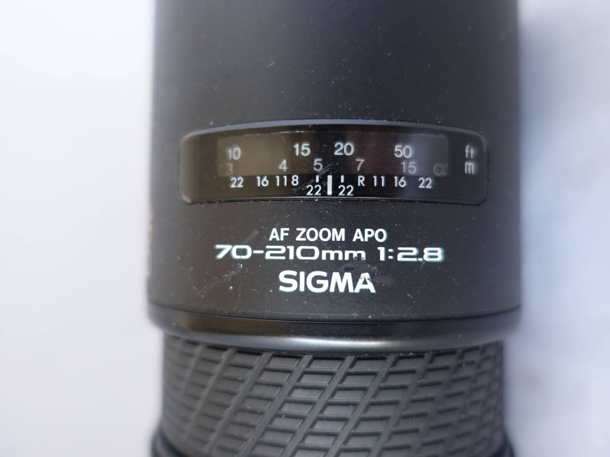 ☆ジャンク扱い☆SIGMA シグマ☆AF ZOOM APO 70-210mm 1:2.8☆高級