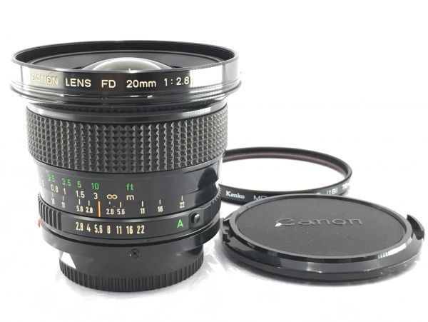 ★極上美品★ キャノン CANON NEW FD 20ｍｍ F2.8 ★フィルター付 #1550