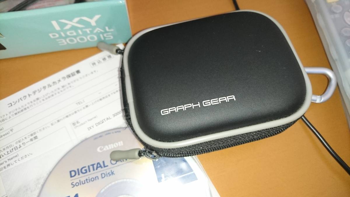 キヤノンcanon IXY DIGITAL 3000 IS（PANTHER BLACK）中古 IXY DIGITAL
