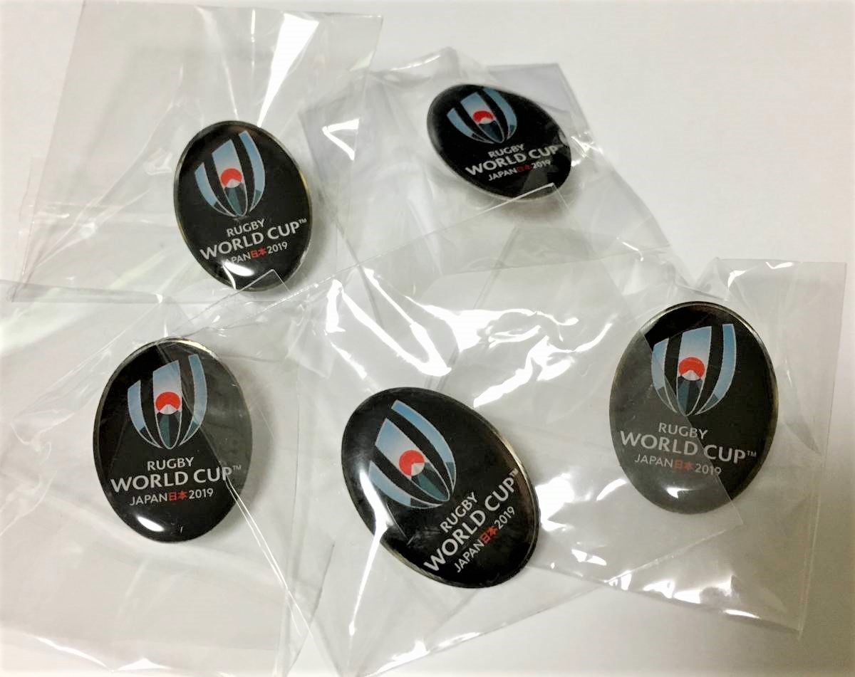2019 ラグビー ワールドカップ JAPAN ピンバッジ ５個_1