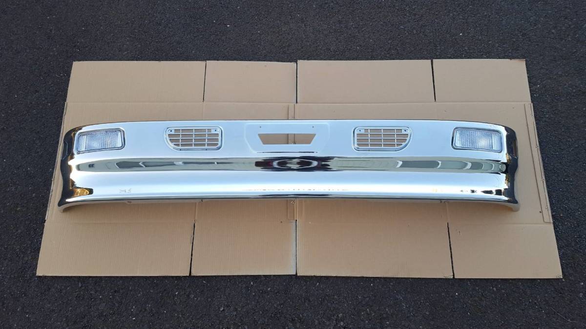 2t ワイド フロントバンパー メッキ バンパー 汎用 1円スタート 汎用 