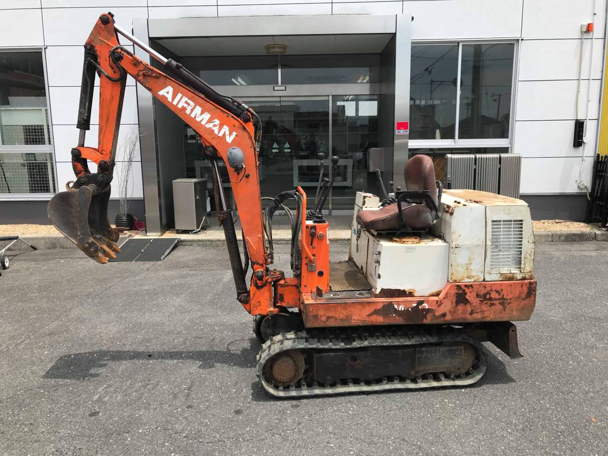 三重発 AIR MAN HM10SG-2 ユンボ、バックホー 動作品(建設機械、重機 三重発 AIR MAN HM10SG-2 ユンボ、バックホー 動作品(建設機械、重機