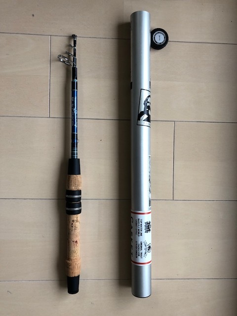 kiraku喜楽パックロッドSP-6Lハードケース付 kiraku喜楽パックロッドSP-6Lハードケース付 ☆即決！ 稀少 キラク