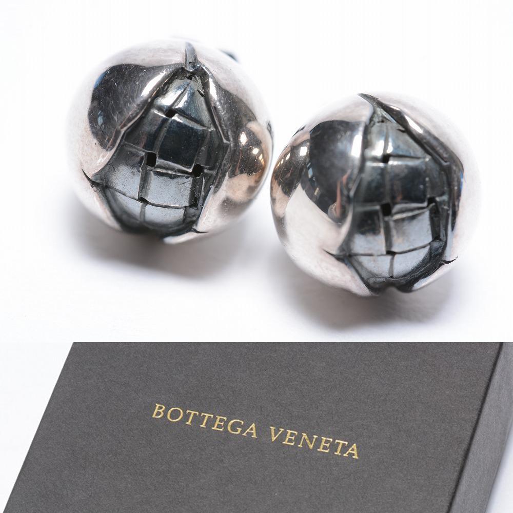 厳選】新品 3.7万 BOTTEGA VENETA FREE ピアス シルバー925 イントレ 