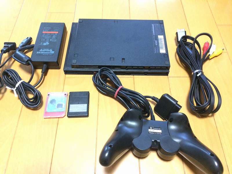 ● 薄型 PS2 完動セット● おまけソフト付 [即決有] プレイステーション2 本体 コントローラー アダプター AVケーブル SONY PlayStation 2_2