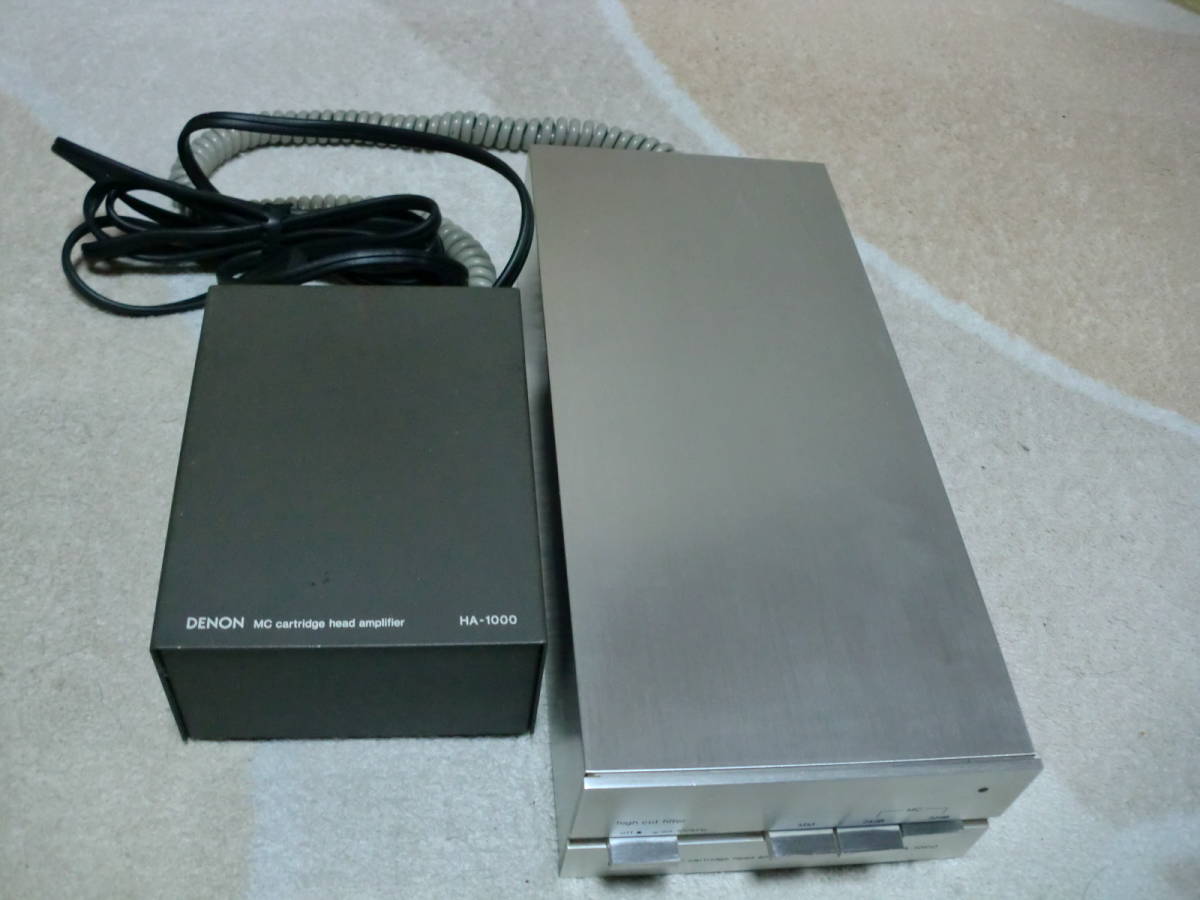中古 DENON デノン HA-1000 MCカートリッジヘッドアンプ 通電OK HA