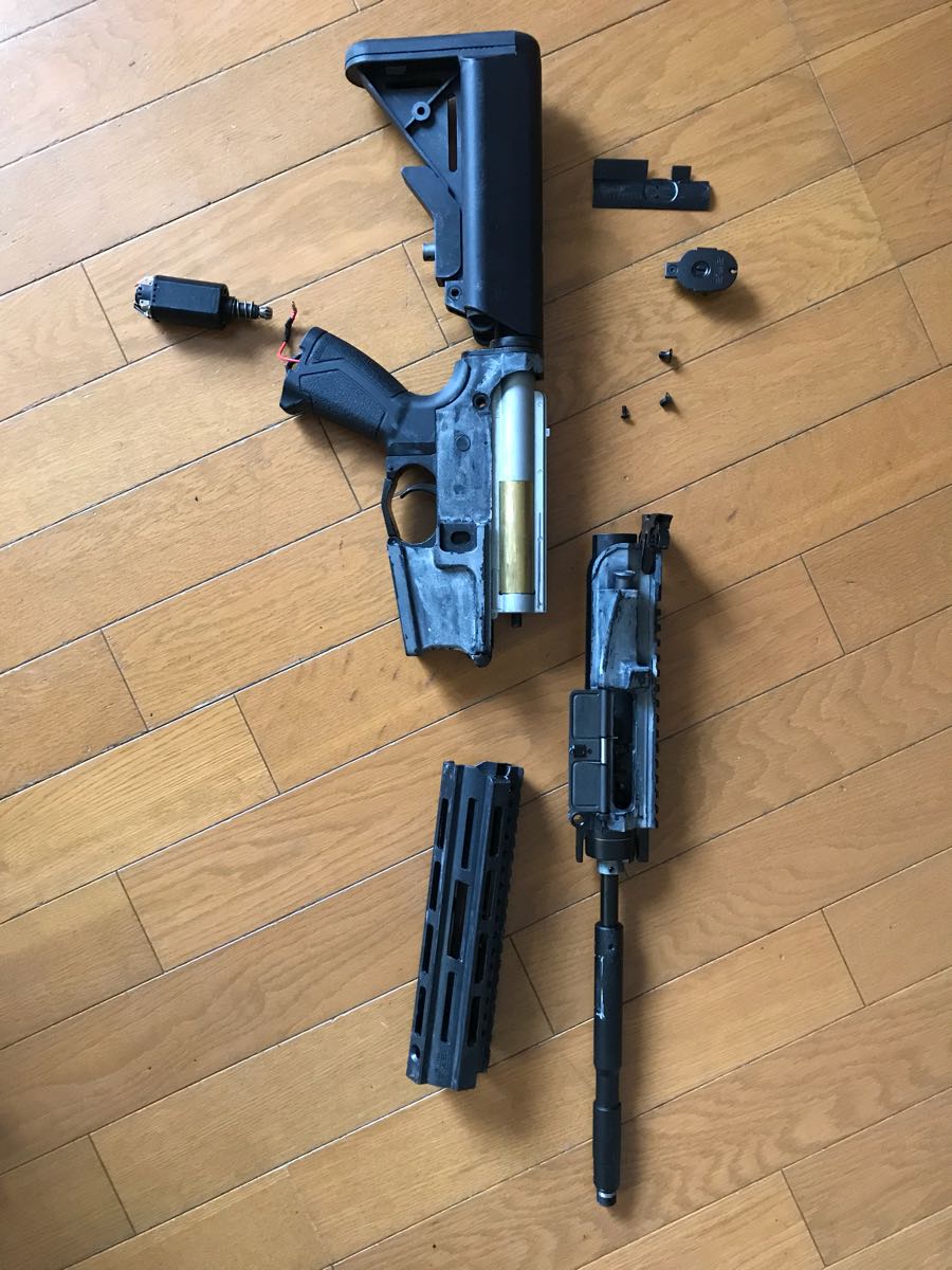 電動ガン g&g cm16 rider 2.0 最高級ultimateカスタム 全パーツ