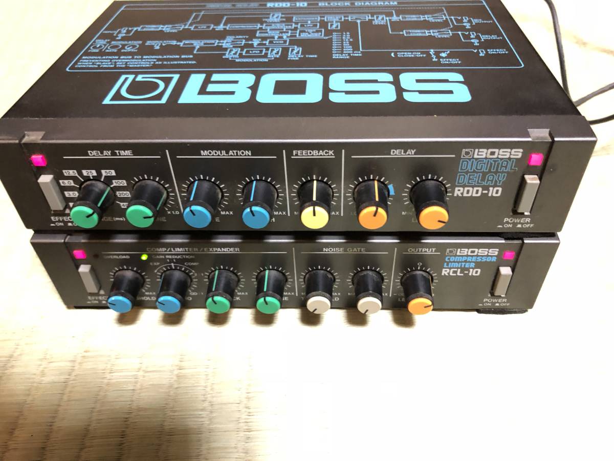 BOSS RDD-10ディレイ RCL-10 コンプレッサー／リミッター 2台セット(ディレイ)｜売買されたオークション情報、yahooの商品 ...