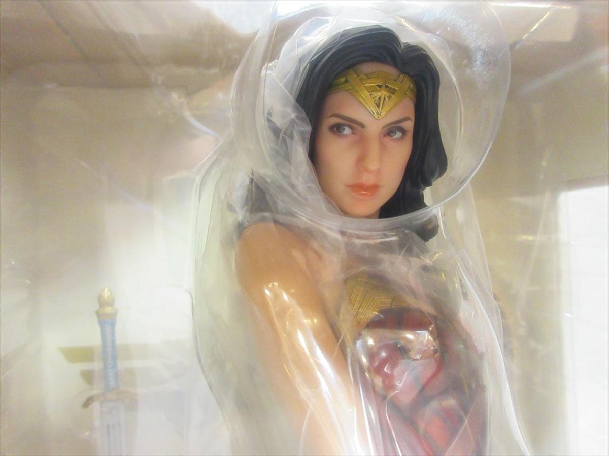 B 新品 コトブキヤ 1/6 ワンダーウーマン フィギュア 塗装済 ソフビ 人形 アメコミ DC アメリカ ヒーロー