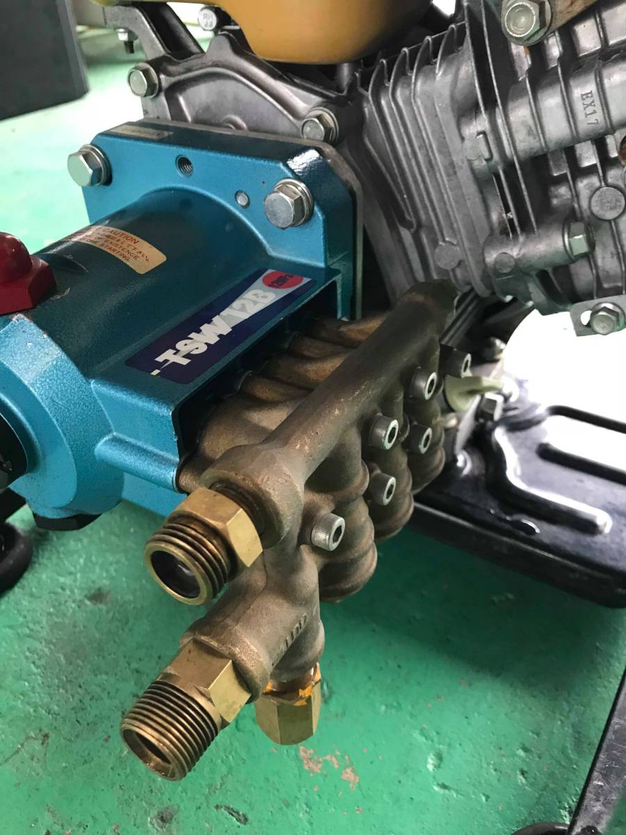 中古 丸山製作所 エンジン高圧洗浄機 TSW12B ロビンエンジン 6.0 EX17 