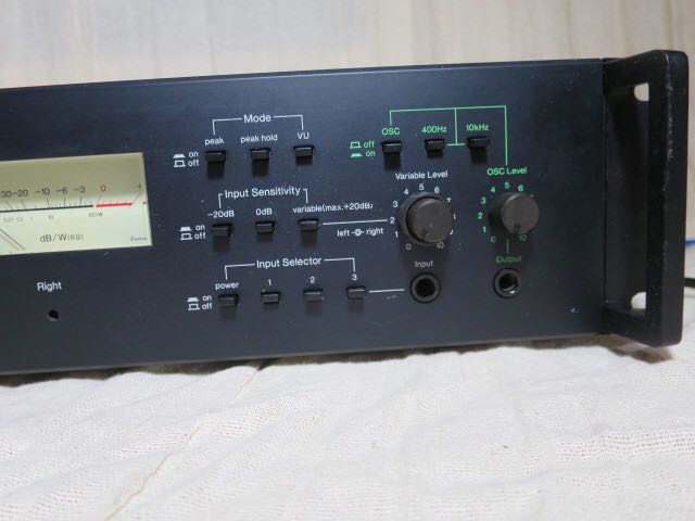 SANSUI モニターコンソレット VUメーター MA-7 動作品 レベルメーター