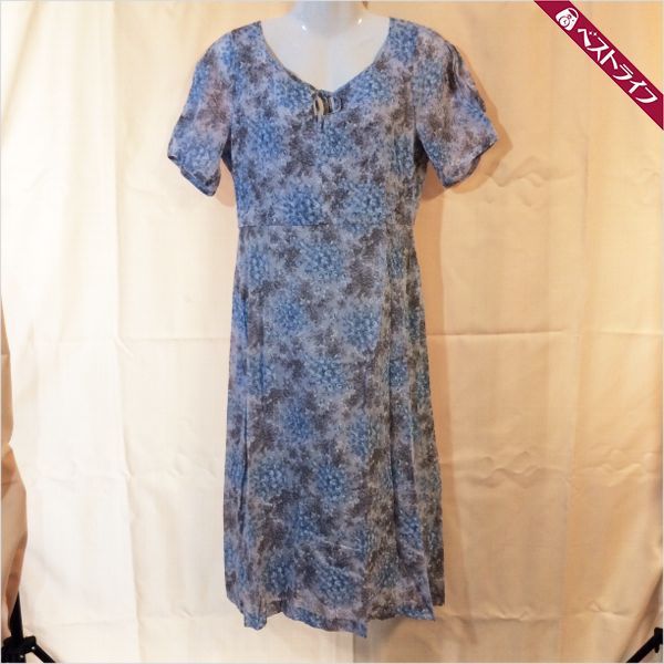1円 本物 アニエス ベー ワンピース 花柄 ブルーグレー サイズ40 003 ワンピース ロング 売買されたオークション情報 Yahooの商品情報をアーカイブ公開 オークファン Aucfan Com
