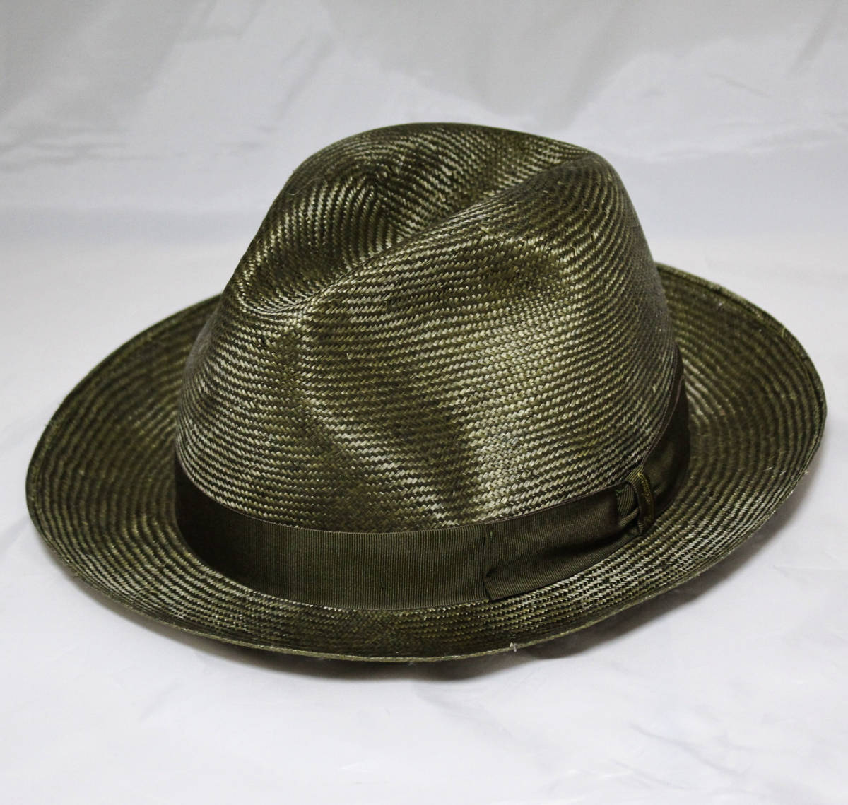 新品◇イタリア製【Borsalino ボルサリーノ 】パナマハット 62cm 光沢 