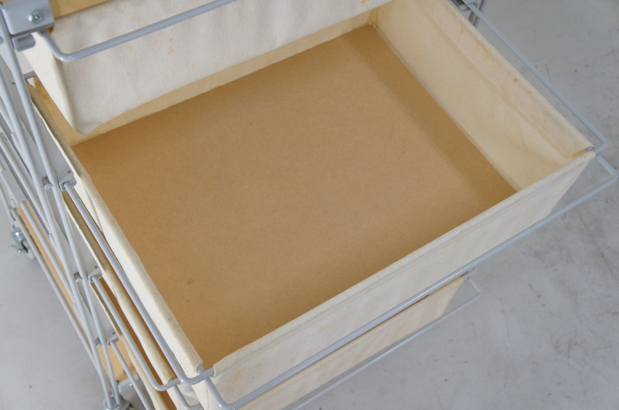 ☆MUJI 無印良品☆スチールユニットシェルフ4段☆帆布バスケット 木製