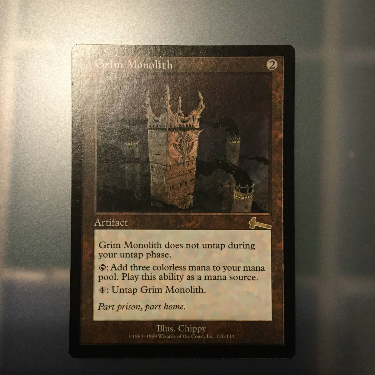 Grim Monolith 厳かなモノリス 一枚 Monolith MTG 厳かなモノリス 茶R