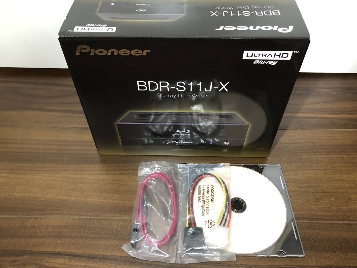 Pioneer BDR-S11J-X ブルーレイドライブ BDXL UHDBD再生対応 内蔵型