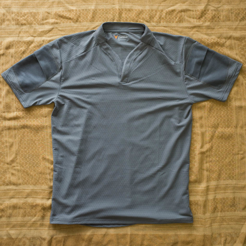美品 Velocity Systems Rugby Shirt- Wolf Grey シャツ ウルフグレー M