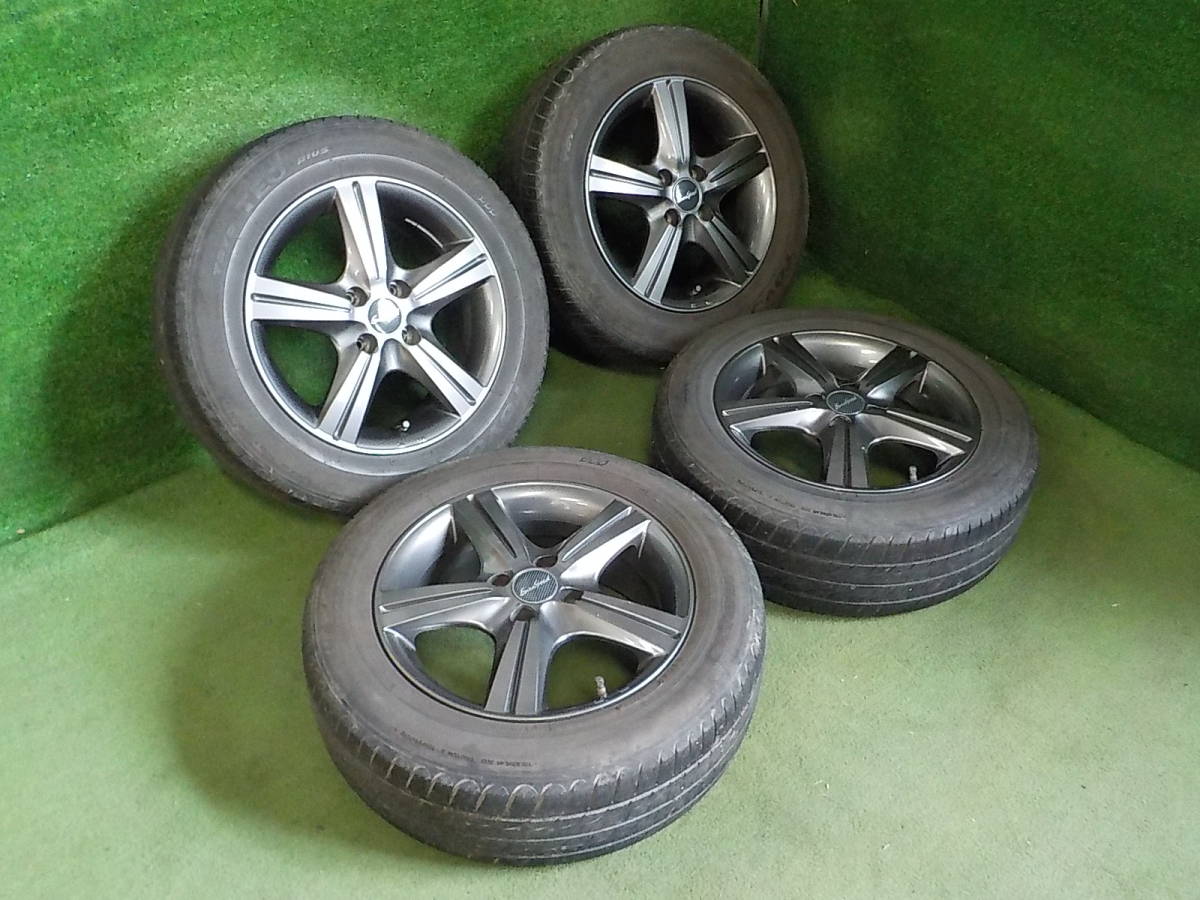 MANARAY Eurospeed 15in 6J PCD100 OFF+43 4穴 ☆ TOYO TEO plus 185