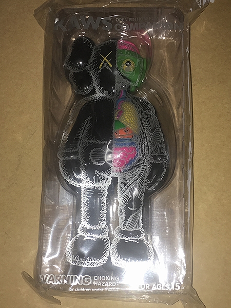 KAWS COMPANION (FLAYED) OPEN EDITION BLACK ブラック 人体模型