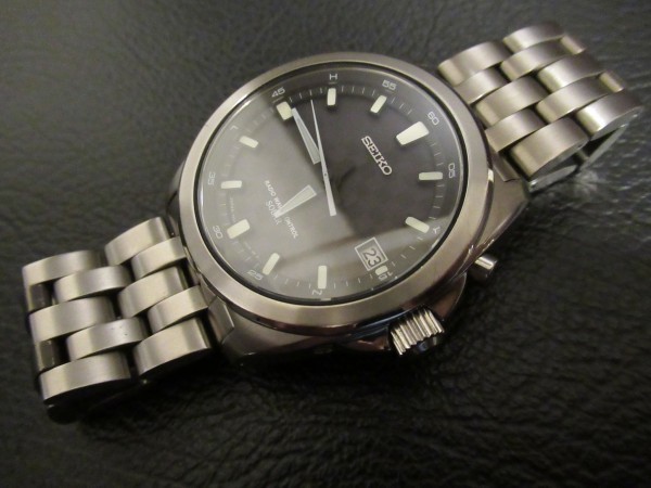 美品動作良_Seiko Spirit ソーラー電波_SBFV001/7B22 セイコー スピリット SBFV001 美品 チタン 電波 ソーラー 定価60，000