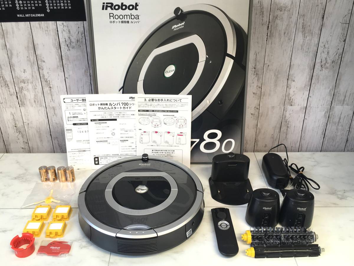中古 iRobot ルンバ 780 ロボットタイプ 掃除機 フロア N2088180