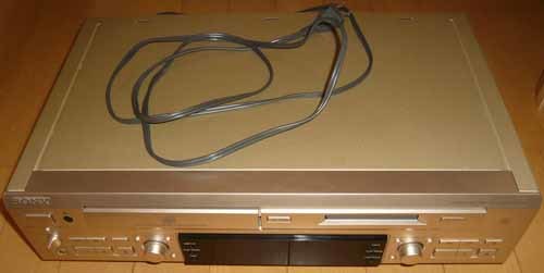 SONY CD/MDデッキ MXD-D2 ジャンク品 電源入らず オーディオ機器 家電