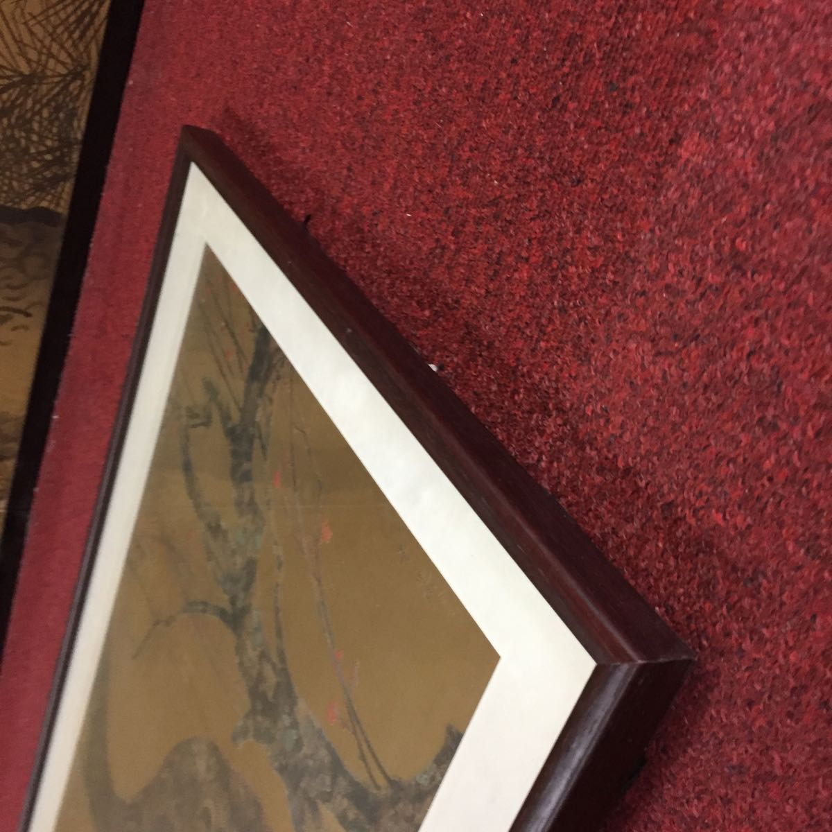 中古【同梱不可】B1443 絵画 紅白梅図 尾形光琳 大塚巧藝 欄間額 約82×41cm 和インテリア ポスター? 日本画 壁掛け 床飾り 茶道 長期保管_8