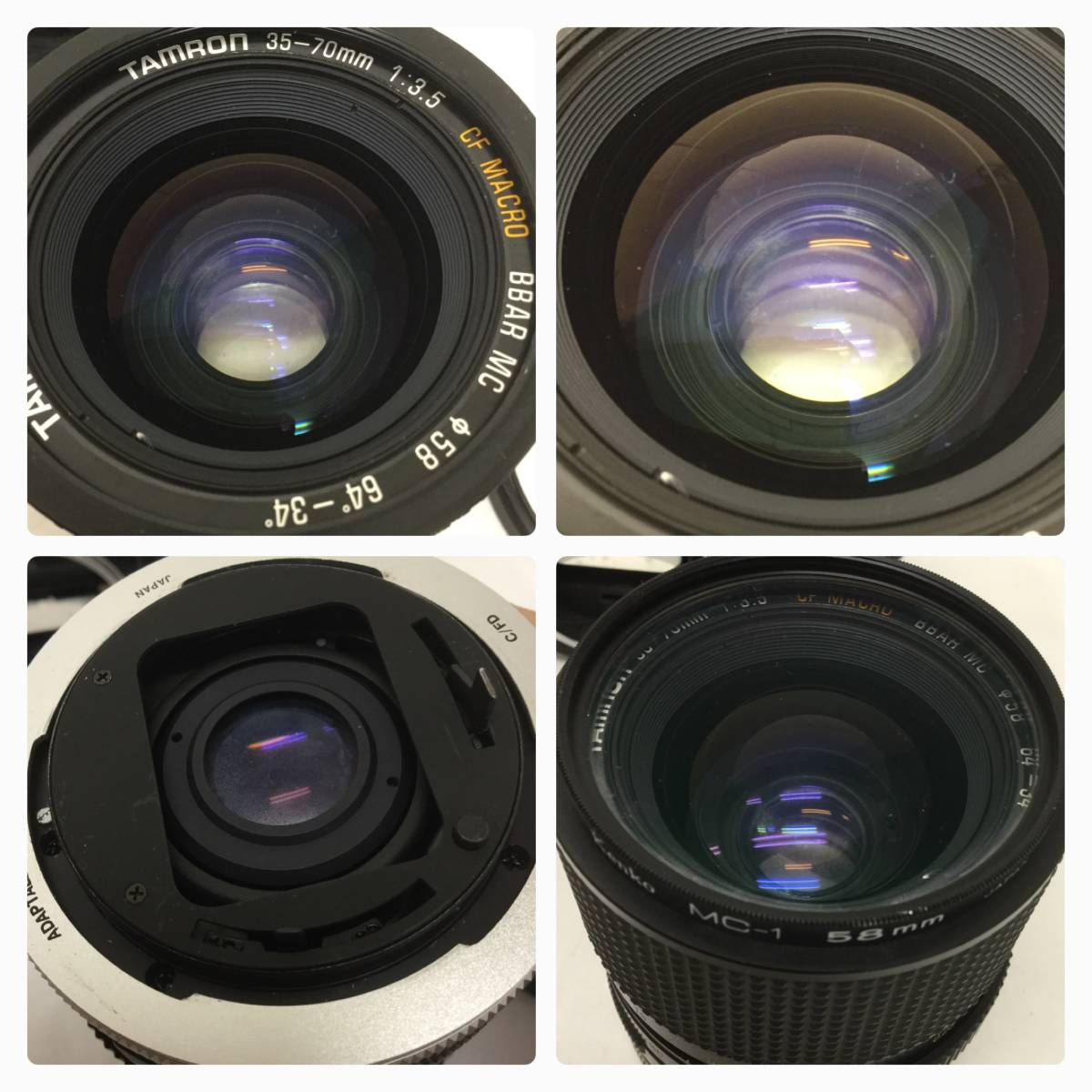 Canon キャノン AE-1 PROGRAM カメラ TAMRON 35-70mm 1:3.5 レンズ M