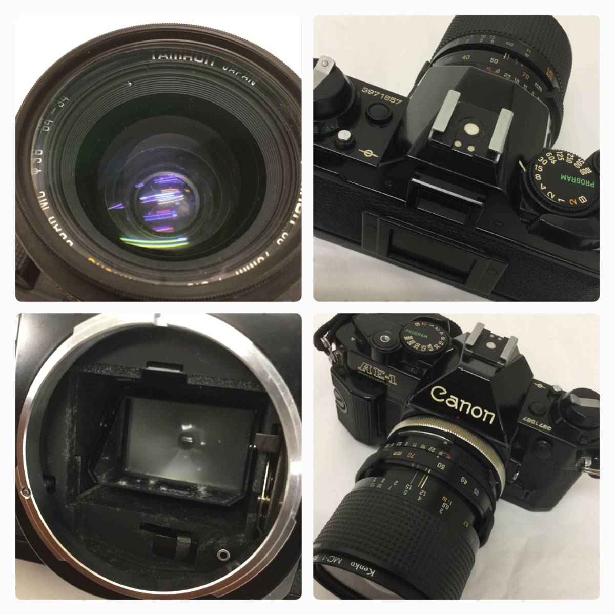 Canon キャノン AE-1 PROGRAM カメラ TAMRON 35-70mm 1:3.5 レンズ M