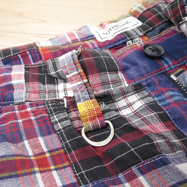 SOPHNET (M) ソフネット パッチワークデザインハーフパンツ ショーツ