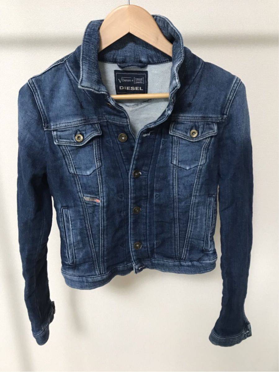 DIESEL ディーゼル ジャケット デニム ネイビー系 XSサイズ 送料510円 