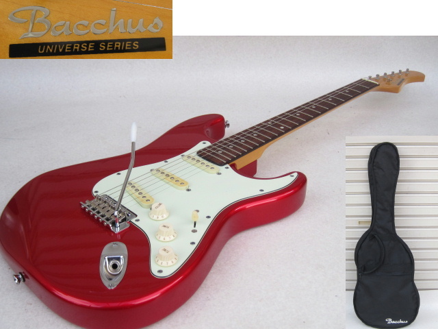 Bacchus Universe Series エレキギター ギターケース付 □□bacchus バッカス エレキギター ユニバーサルシリーズ ソフト