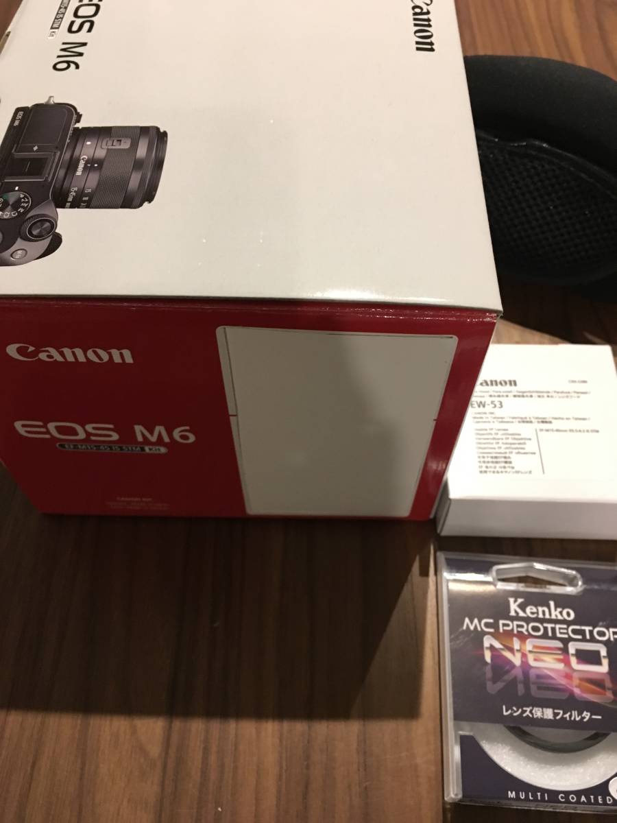 EOS M6 EF-M15-45 IS STM レンズキット 「ブラック 」◇おまけ付き