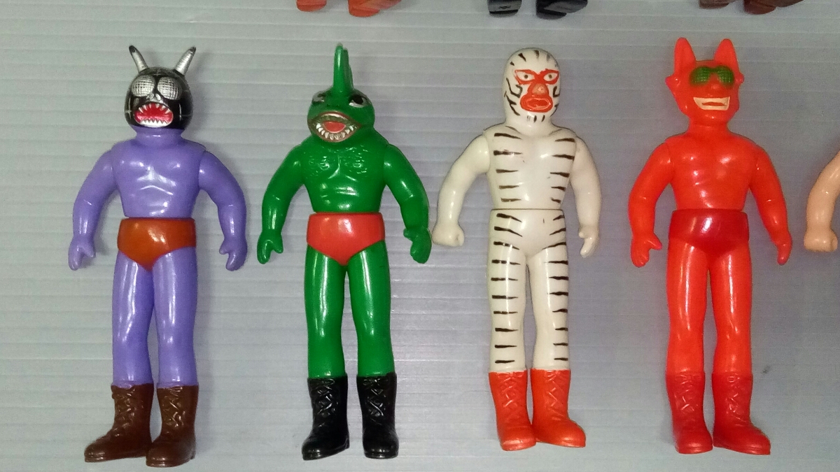 タイガーマスク ウルトラマン キン肉マン ミニソフビ ミニサイズ 中嶋