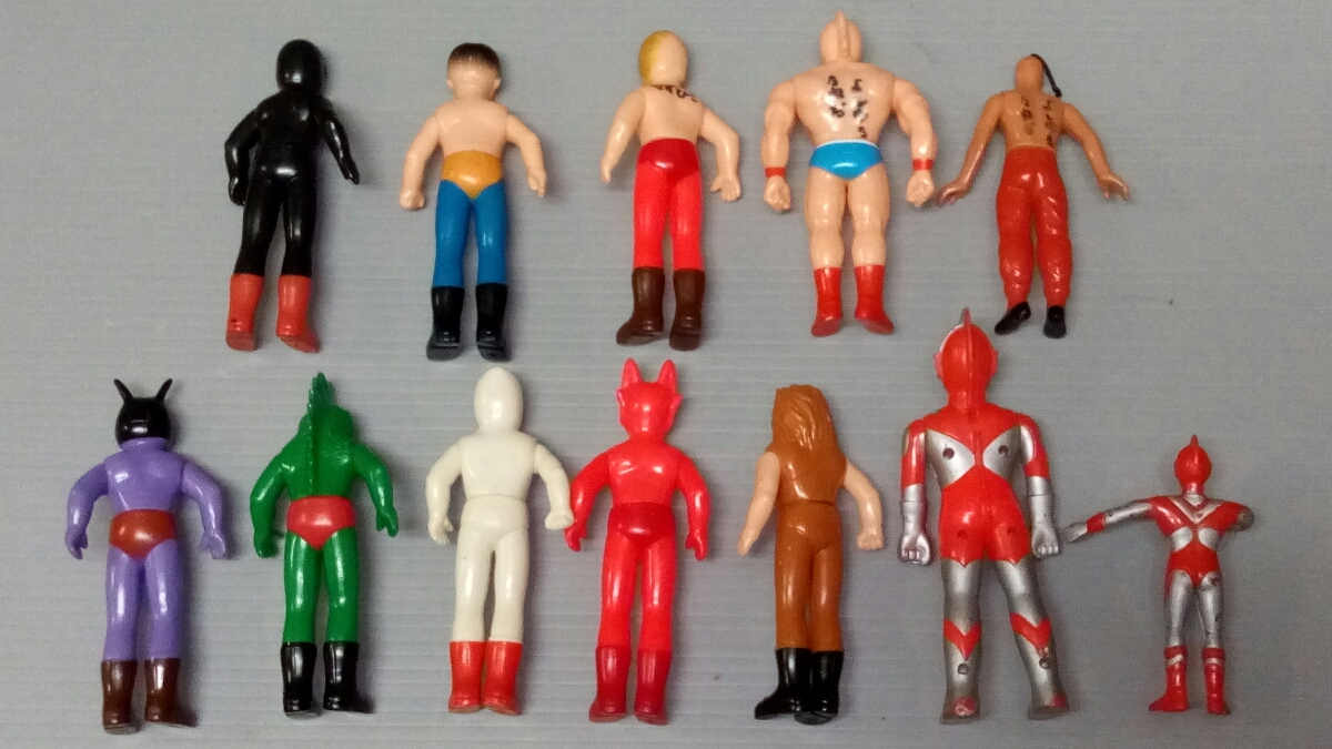 タイガーマスク ウルトラマン キン肉マン ミニソフビ ミニサイズ 中嶋
