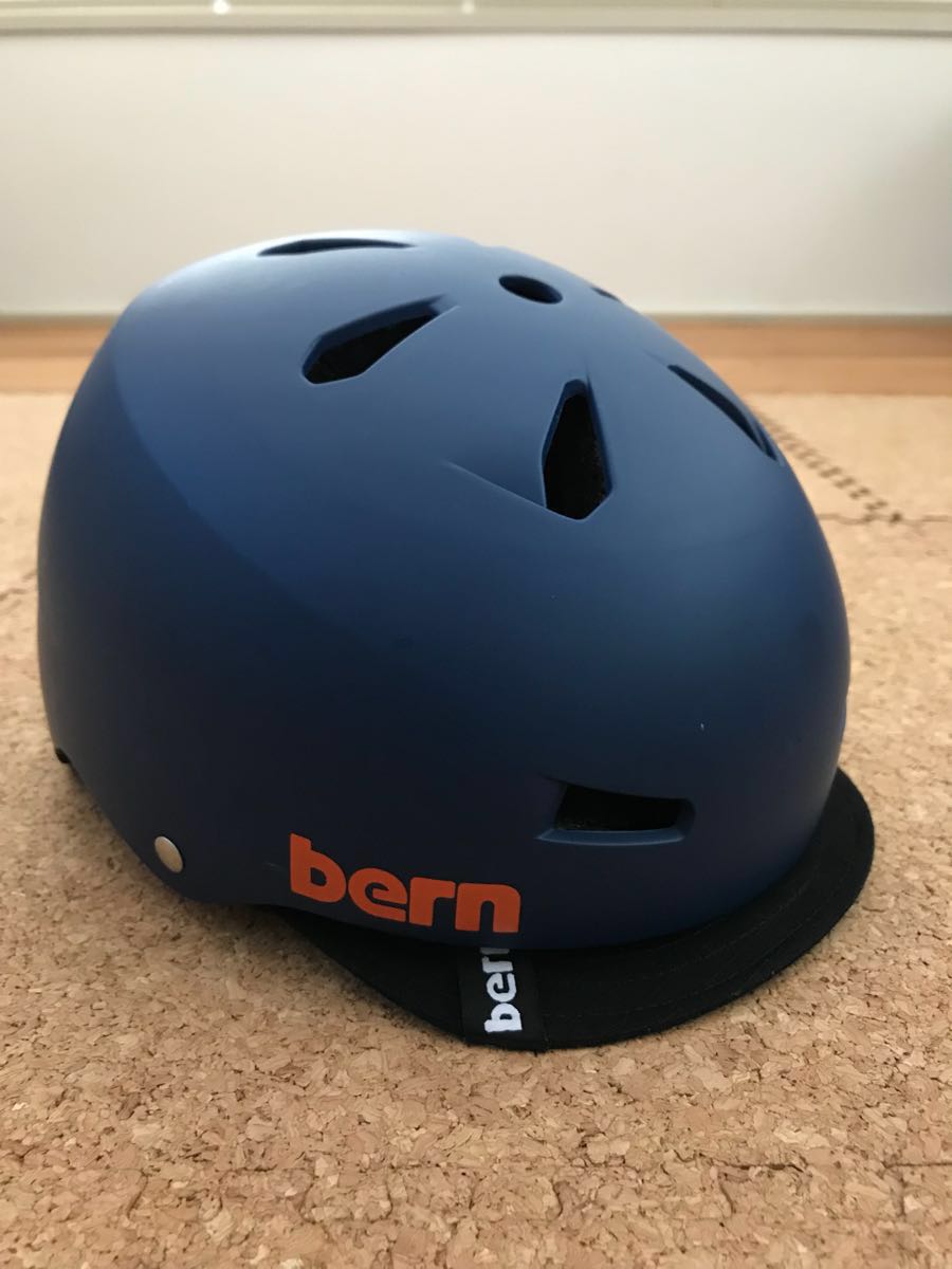 大得価，HOT BERN ヘルメット MACON VISOR MATTE BLUE ジャパンフィット サイズXL(Lサイズ)｜売買されたオークション情報、yahooの商品情報をアーカイブ公開 - オークファン 大人用